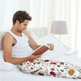 thumbnail image 6 of Baseball Sports Men'S Pajama Pants Soft Sleep Lounge Pants Pjs Bottoms With Pockets 3x-Large, 6 of 6