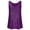 Purple, variant on Wang6 Women Sequin Loose Fit Camisole Trendy Sleeveless Sparkle Cami Tank Tops Plus Size Crew Neck Summer Tunic Shirts Tees Red XL