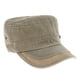 thumbnail image 1 of Gorra militar de algodón ajustable para hombre, estilo cadete, de béisbol con parte superior plana. ejercito verde, 1 of 9