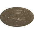 thumbnail image 3 of 37 1/2"OD x 3 3/8"P Naple Ceiling Medallion (Fits Canopies up to 3 3/8"), Hand-Painted Warm Silver, 3 of 5