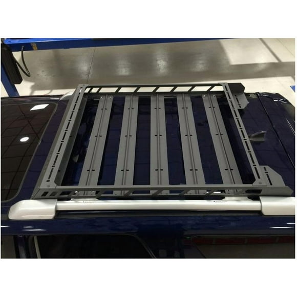 Fits 2010-2023 Toyota 4Runner N-Fab Roof Basket T102MRF MRF Series; Direct-Fit; Black Textured Powder Coated Steel; OE Side Rail Mount