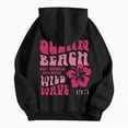 thumbnail image 5 of Towmus Cute Pink Flower Hoodie for Woman Preppy Sweatshirts Trendy Puff Print Letter Graphic Hoodies Casual Pullover Tops, 5 of 8
