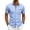 Light Blue, variant on Button Down Shirts for Men Short Sleeve Collared Polo Shirts Summer Causal Breathable Tees with Pocket, M