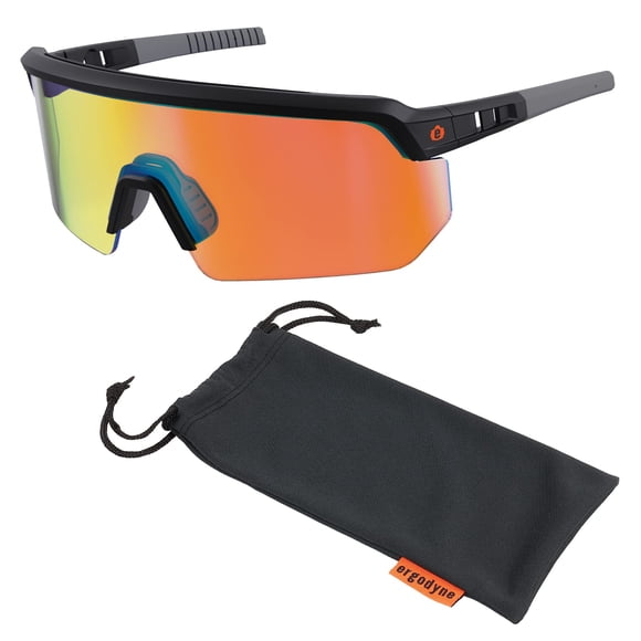 Gafas de sol de seguridad Ergodyne Skullerz AEGIR con lente espejada