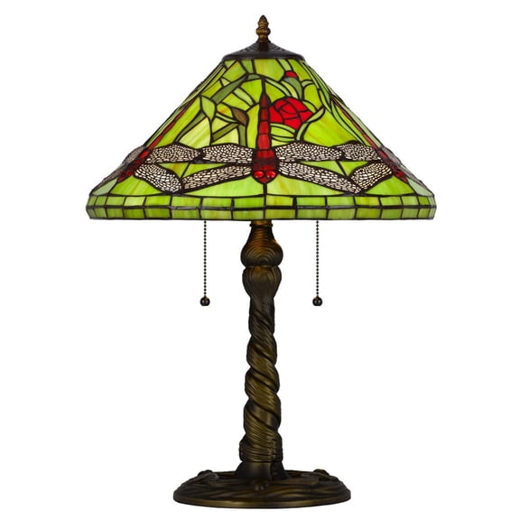 BO-3110TB-Cal Lighting-2 Light Table Lamp In Art Deco Style-23.5 Inches Tall and 16.5 Inches Wide
