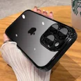 thumbnail image 2 of Funda de teléfono transparente con revestimiento de alta calidad para iPhone 16, 15, 14, 13, 12, 11 Pro Max Plus, protección de película de lente, cubierta trasera a prueba de golpes, 2 of 5