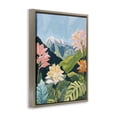 thumbnail image 2 of Stupell Industries Contemporary Tropical Mountain Landscape Brown Floating Frame Canvas Art, 17 x 21, by The Prints Vibe, 2 of 8