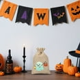 thumbnail image 3 of Halloween Glow In The Dark Drawstring Bag Linen Storage Pouch For Candy Jewelry Perfume Trick Or Party, 3 of 5