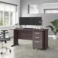 thumbnail image 2 of Studio A 60W Computer Desk with Drawers in Storm Gray - Engineered Wood, 2 of 9