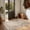 Edge Floral Beige White-2' x 3' (Rectangular), variant on 2x3 Washable Small Rugs For Entryway: Floral Door Mat Indoor Entrance Non Slip Rubber Backed Low Pile Soft Throw Area Bedroom Kitchen Front Foyer Entry Farmhouse