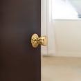 thumbnail image 4 of Design House 782730 Tulip 2-Way Latch Passage Door Knob, Adjustable Backset, Polished Brass Finish, 4 of 12