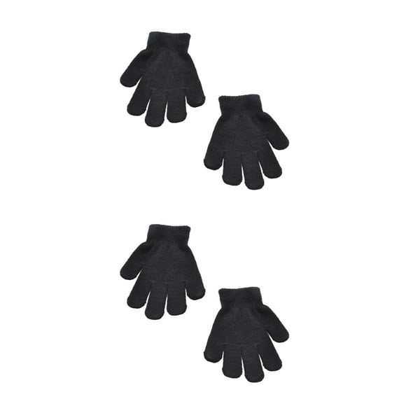 Qarigey 1 par de guantes para niños, diseño de Color sólido, cubiertas para manos, estilo Simple, artesanía de punto, calentador de manos Type2 NO2