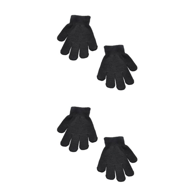 Sonducket 1 par de guantes para niños, diseño de Color sólido, cubiertas para manos, accesorio de ropa, calentador de manos de invierno tejido para Type2 NO2 Sonducket CBP230958