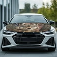 thumbnail image 3 of KUIFORTI Camo Car Hood Flag Cover American Flag for Car Hood Cover Wolf Print Car Flag Decor Thicken Breathable Protective Cover for All Season Patriotic Decorations, 3 of 6