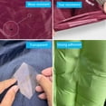 thumbnail image 5 of 5 Inch x 10FT,Clear Waterproof Repair Tape, Heavy Duty Patch for Fabric, Tarp, Tent, RV Roof, Awning, Underbelly, Sail, Boat Cover and Outdoor Surfaces, 5 of 7