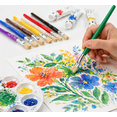 thumbnail image 4 of ﻿ Kids Paint Brushes Set Washable Chubby Paint Brushes Round and Flat Preschool Paint Brushes for Washable 20Pcs ﻿, 4 of 7