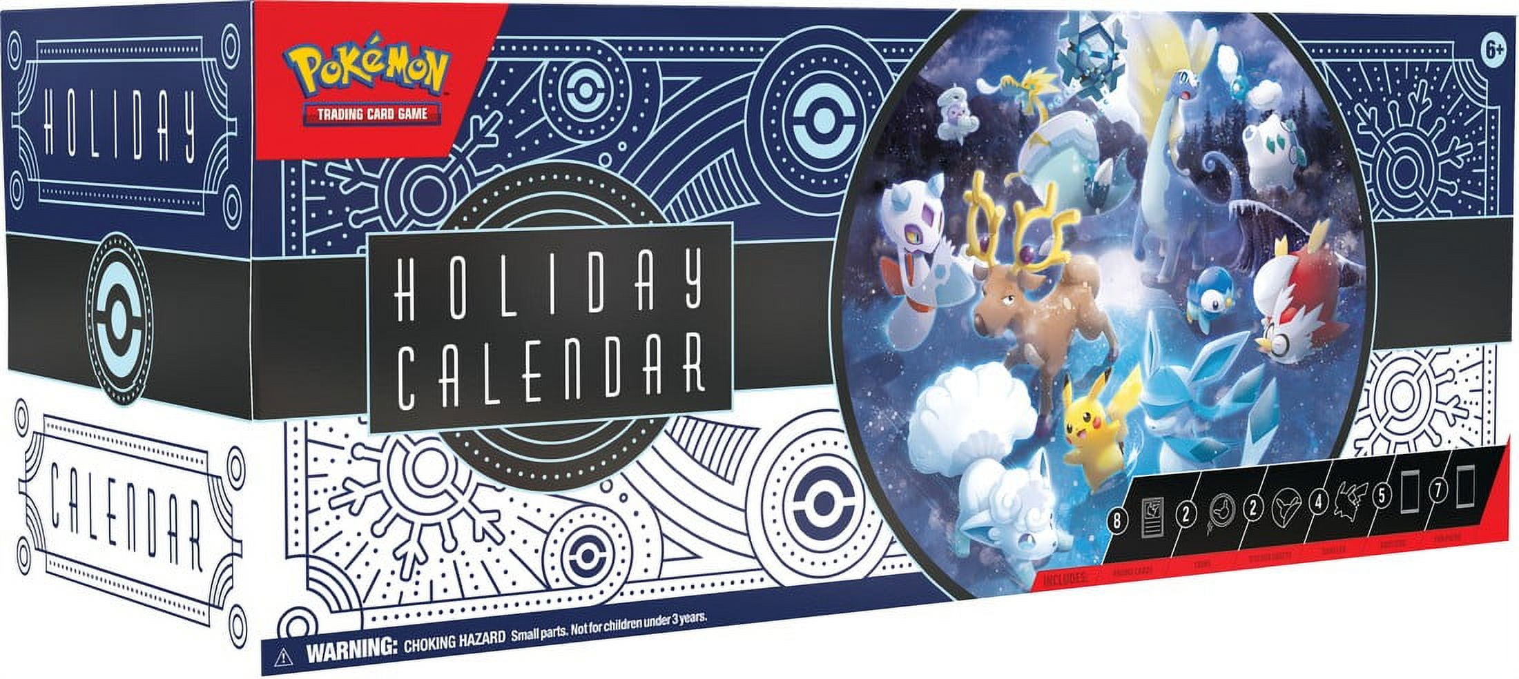 Pokmon TCG Holiday Calendar 2025 - 25 Days Of Surprises With Foil Cards,  Booster Packs & More Pokemon Advent Calendar 2025