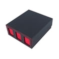 thumbnail image 3 of Milaget Card Deck Box Container Strong Versatile Display Organizer Sports Cards Case Black Red, 3 of 9