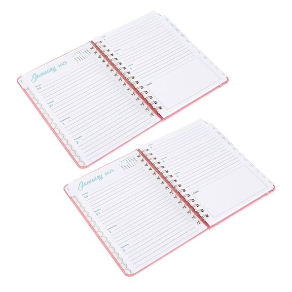 WRISTBIQUE Watermelon Red Office Planner Notepad for Writing with Convenient Recording and Multifunctional Design, Paper, 2025 Notebooks