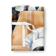 thumbnail image 3 of Black and Tan Coonhound The Chef Apron 27 in x 30 in, 3 of 5