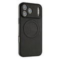thumbnail image 5 of TECH CIRCLE For iPhone 17 Pro Max Flexible PU Leather Magnetic Hybrid Case Lightweight Shock-Absorbent Anti-Fingerprint Anti-Scratch Wireless Charging Non-Slip Protective Back Cover,Black, 5 of 9
