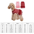 thumbnail image 3 of Falleo Clearance Warm Autumn And Winter Red Caring Dog Clothes Sweater Skirt Festive Christmas New Year Pet Clothes, 3 of 6