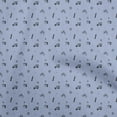 thumbnail image 1 of oneOone Cotton Cambric Dusty Blue Fabric Bicycle Sewing Material Print Fabric By The Yard 42 Inch Wide, 1 of 5