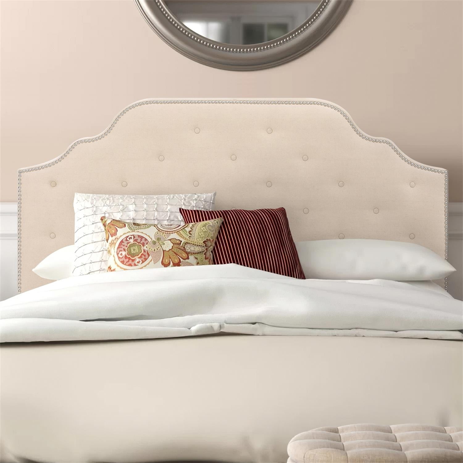 Headboards for Full Beds and Queen Beds, Upholstered Headboard with