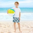 thumbnail image 6 of joogoo Tie Dye Blue Boys Swim Trunks Beach Swimsuit Shorts Boxer 12-13Y, 6 of 8