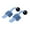 Blue, variant on Children Piano Practice Hand Position Corrector Ergonomic Designs Kid Piano Finger Trainer for Enhances Postures Support
