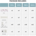 thumbnail image 4 of TYRON Adhesive Curtain Track Ceiling or Wall Mount, Ceiling Track Room Divider, Self Adhesive Curtains Rod No Drill, Curtain Hangers No Damage, 4 of 4