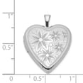 thumbnail image 3 of White Sterling Silver Charm Pendant Locket 25 mm 20, 3 of 3