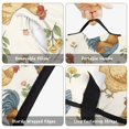 thumbnail image 6 of Rooster and Flower White Pattern Teens Toddler Nap Mat with Pillow, Sleeping Mat Bag for Preschool Daycare 51"x22", 6 of 6