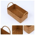 thumbnail image 2 of Unique Bargains 1 Pack Basket for Organizing Storage Basket Brown 9.8*5.9*3.7in, 2 of 6