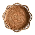 thumbnail image 1 of Rattan Round Fruit Wicker Storage Bowls Natural Woven Serving Bowls Decorative For Kitchen Counter Organizing Must Have Kitchen Gadgets 2022 Roll up Rack Collapsible Camping Kitchen Utensil Hanger, 1 of 4