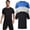Black Gray Blue, variant on Taigaofy 3 Pack Men's Athletic Shirts Breathable Basketball Short Sleeve Cool Dry Base Layer Undershirt Running Black 2XL