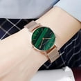thumbnail image 5 of Hannah Martin high quality luxury women's watch fashion green malachite texture waterproof quartz watches for women dropshipping, 5 of 10