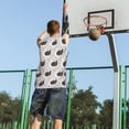 thumbnail image 5 of Pofeuu Cute Swan Print Basketball Jersey, Shirts for Men Youth Basketball Jersey Crew Neck-Medium, 5 of 6