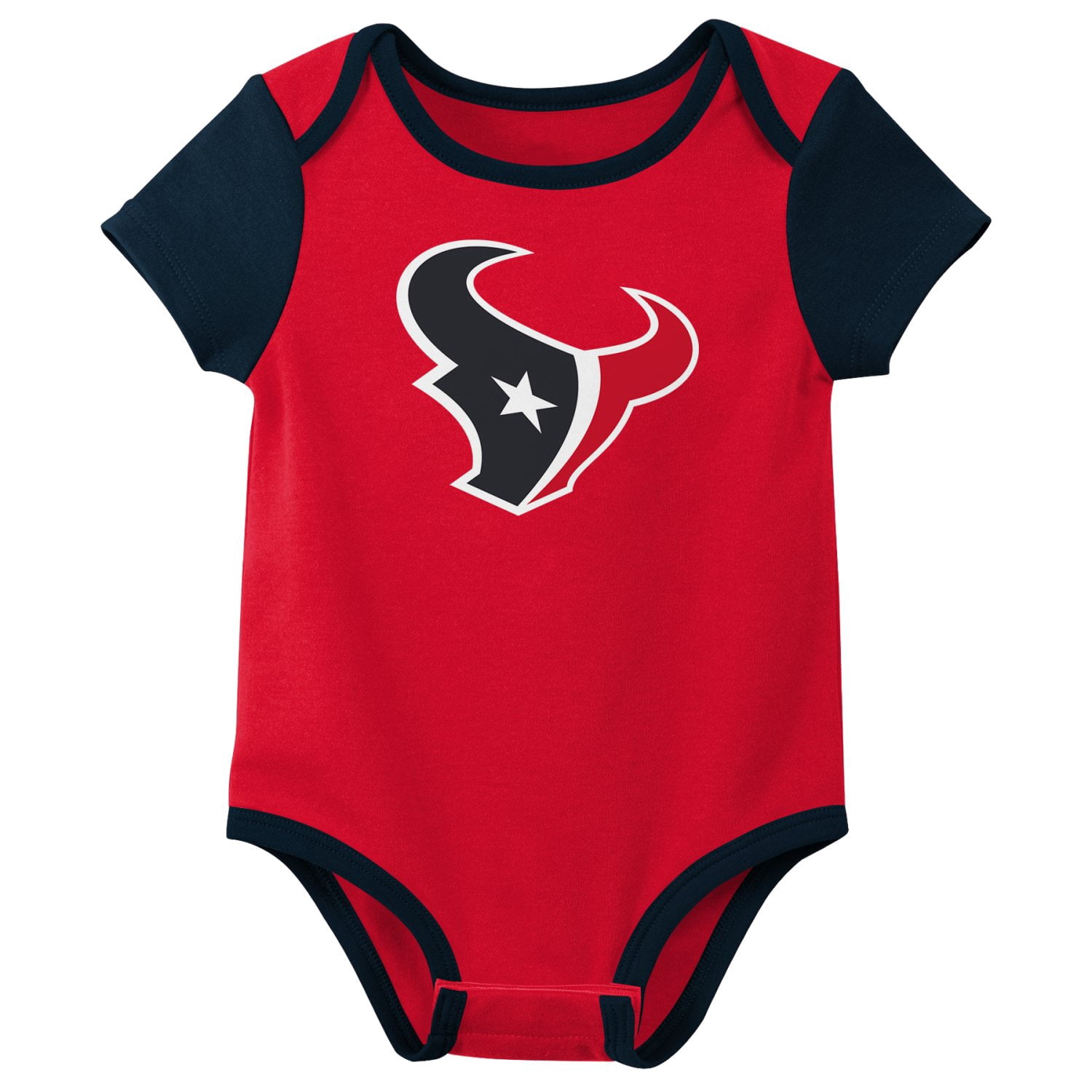 HOUSTON TEXANS NFL Infant Boys 3 Pack Onesie Game Day Fan Apparel