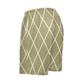thumbnail image 5 of Men's Pajama Shorts Bottoms with Pockets Soft Lightweight Lounge Sleep Wear Olive Brown Block, 5 of 6