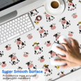 thumbnail image 2 of Long Mouse Pads for Desk,White Cow Hat Pattern Desk Mats on Top Of Desks, Desk Mouse Pad Extra Large with 3mm Non-Slip Base and Stitched Edge for Gaming,Office,Work,Home 47.3"x23.6", 2 of 6