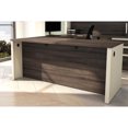 thumbnail image 5 of Bureau sans caisson 72L Prestige + de Bestar, chocolat blanc et antigua, 5 of 5
