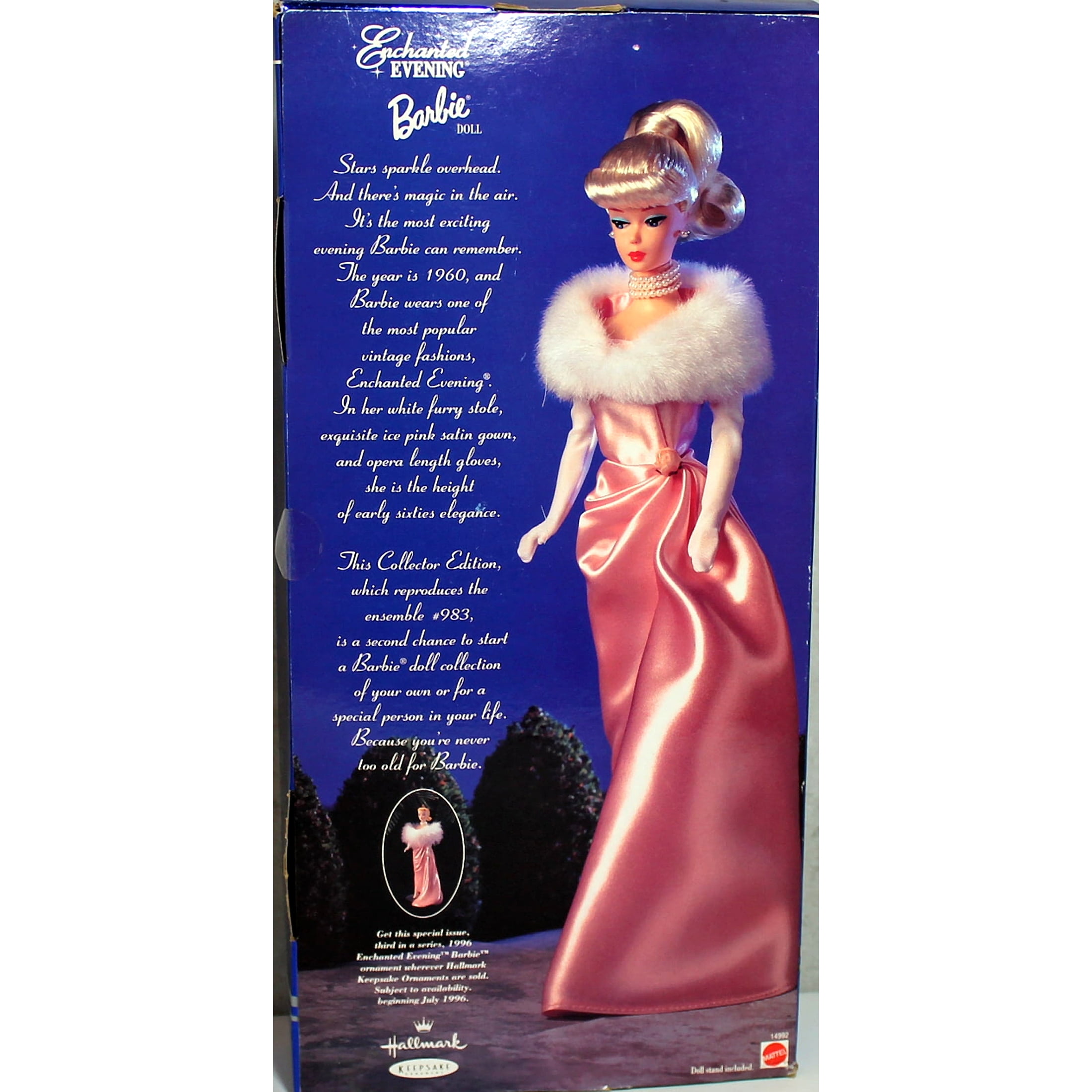 Doll Collector 1996 Enchanted Evening Barbie Value 1996 Enchanted