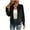 Black, variant on Women Fashion Faux Suede Bomber Jackets Casual Baseball Coat with Ribbed Cuffs Zip Up Jacket Outerwear