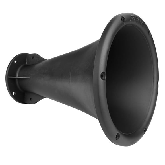 PRV AUDIO Guide d'Ondes Corne de Sortie 2 Pouces WP22-50 à Verrouillage sur Pilotes de Compression - Plastique ABS Résistant aux UV - Couleur Noire
