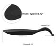 thumbnail image 2 of Uxcell 9.25" x 4.72" Heat Resistant Silicone Spoon Rest Kitchen Utensil Holder, Black 4Pack, 2 of 6