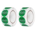 thumbnail image 1 of Uxcell 2Roll 1000Pcs QC Pass Labels, 1 Inch Inventory Quality Control Stickers, 1 of 1