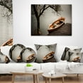 thumbnail image 4 of Designart Little Rowing Boat Ferry - Boat Throw Pillow - 18x18, 4 of 5