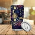 thumbnail image 3 of Goth Moon Tumbler - Witch Hand Gothic Decor - Moon Phase Black Vacuum Insulated Stainless Steel 20 Oz Witch Tumbler Cup - Halloween Spooky Gifts for Women Goth Mystery Coffee Mug, 3 of 4