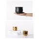 thumbnail image 2 of Cuenco de cerámica decorativo negro con patrón de cara, porta joyas y llavero, jarrón decorativo para sala de estar, 2 of 5